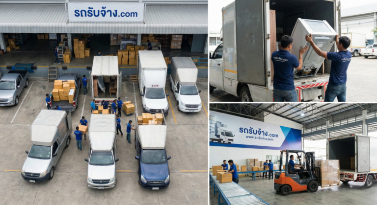 รถขนส่งให้บริการทุกวันไม่มีวันหยุด